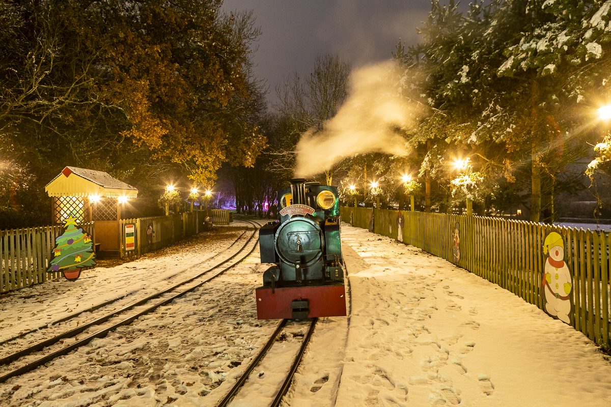 Christmas at Perrygrove Railway, Coleford.