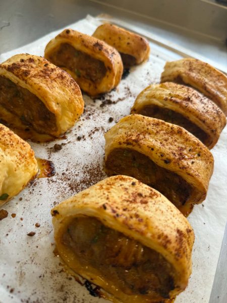 pulled pork sausage rolls