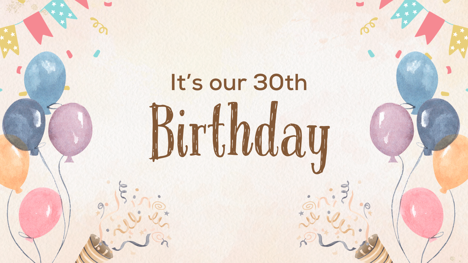 30th birthday banner